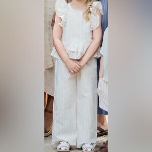 Girls Pastel Stripe Easter Matching Set by Catherine Malandrino